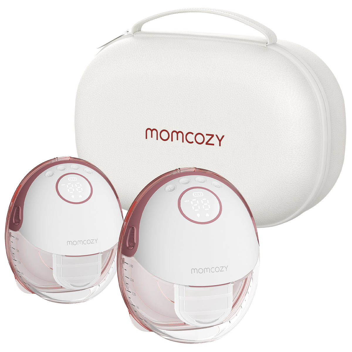 Pompa de san Momcozy M6 Dubla Rosu - imagine 1