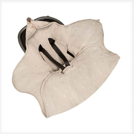 Paturica universala pentru scoica auto Bumbac Muselina - 1.5 Tog Sleepee