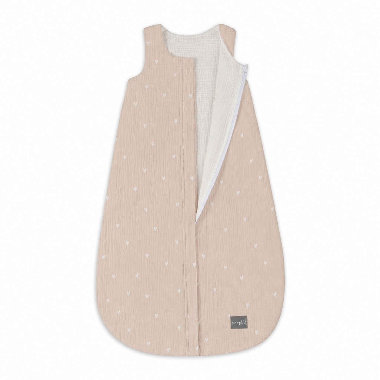 Sac de dormit Muselina/Bumbac cu 2 fete 1 TOG - 0.4 -2 ani Sleepee
