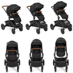 Carucior Graco Near2Me Elite Noir cu parte sport reversibila