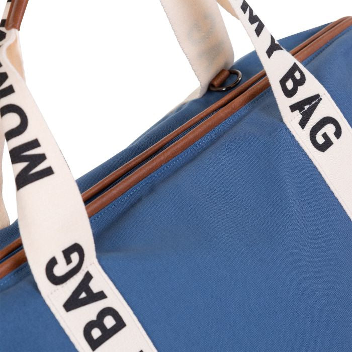Geanta de infasat Childhome Mommy Bag Signature Indigo