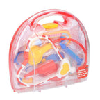 Set doctor Eddy Toys 8 piese cu foarfeca trusa medicala de jucarie