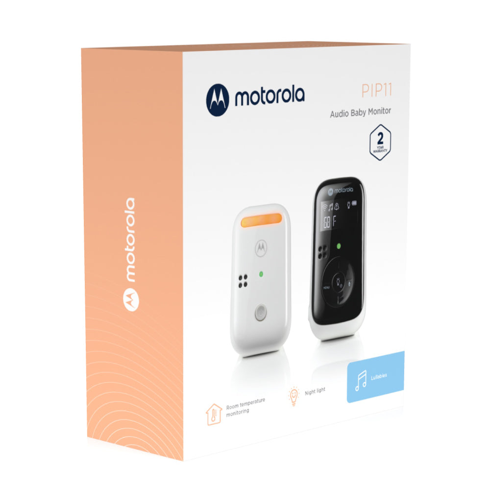 Audio monitor digital Motorola PIP11 cu lumina de veghe si cantece de leagan