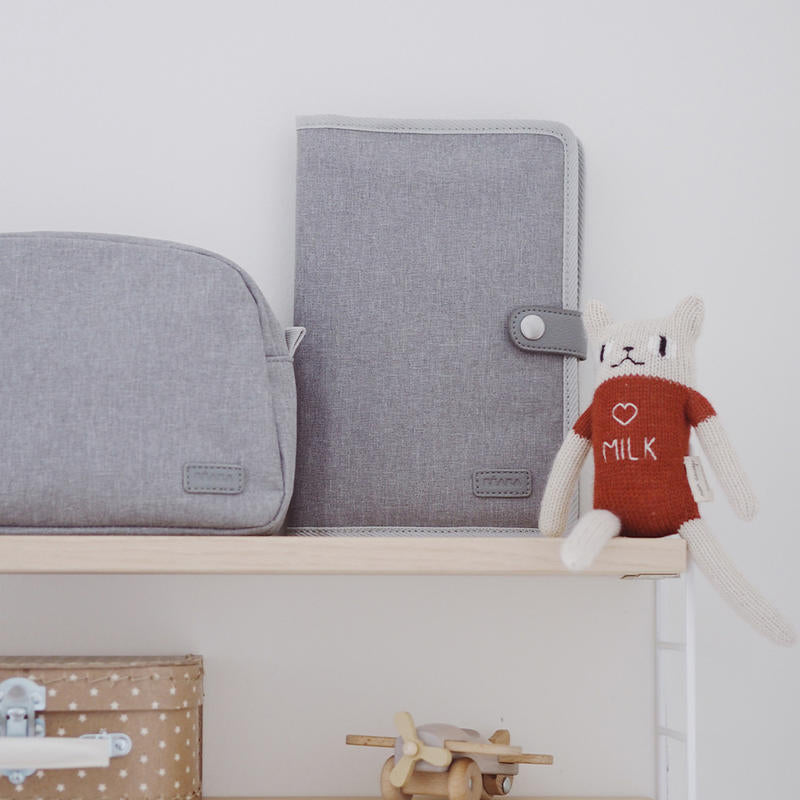 Mapa Carnet de Vaccinari 17.5x25 cm Beaba Heather Grey