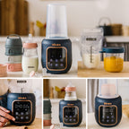 Incalzitor biberoane Beaba Multi Milk 5 in 1 Night Blue