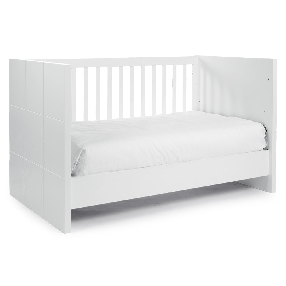 Patut Childhome Quadro White 70x140 cm, MDF Alb