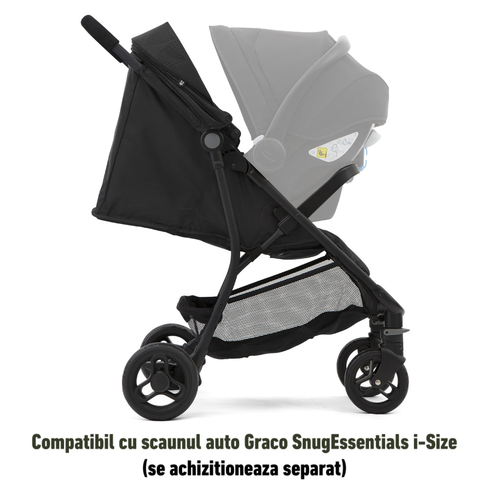Cărucior Graco Breaze Lite 2 Black Ultra-Ușor Compact