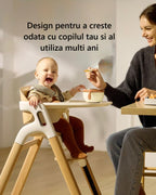 Scaun de masa inalt transformabil Momcozy DinerPal 3 in 1