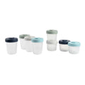 Set 8 recipiente pentru hrana Beaba 4 x 150 ml, 4 x 250 ml