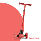 Trotineta cu 3 roti Yvolution Y Glider Kiwi cu LED 3-8 ani
