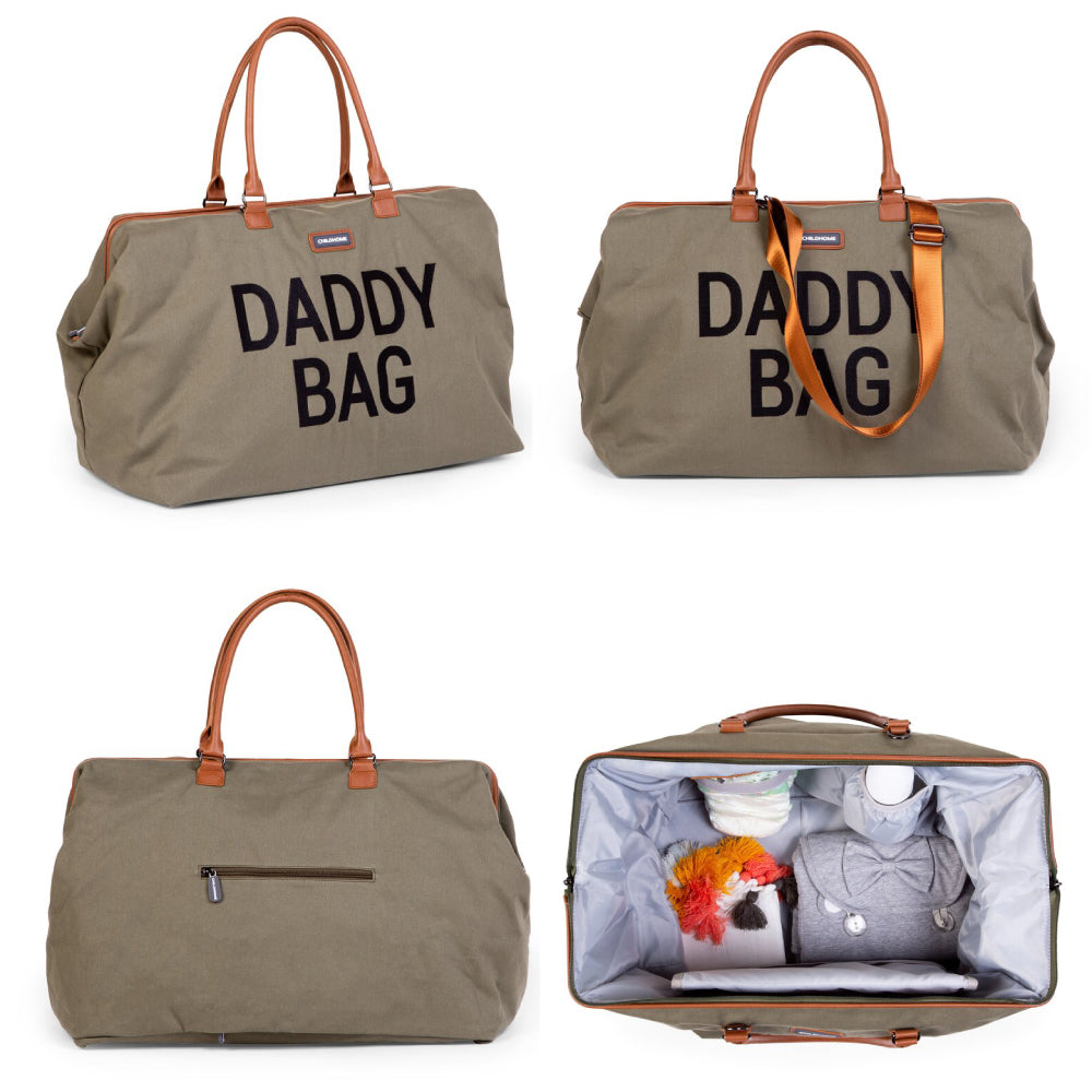 Geanta de infasat Childhome Daddy Bag Kaki