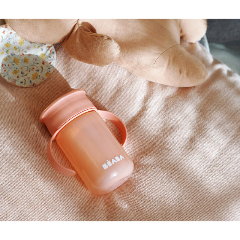 Cana de invatare Beaba 340 ml Pink