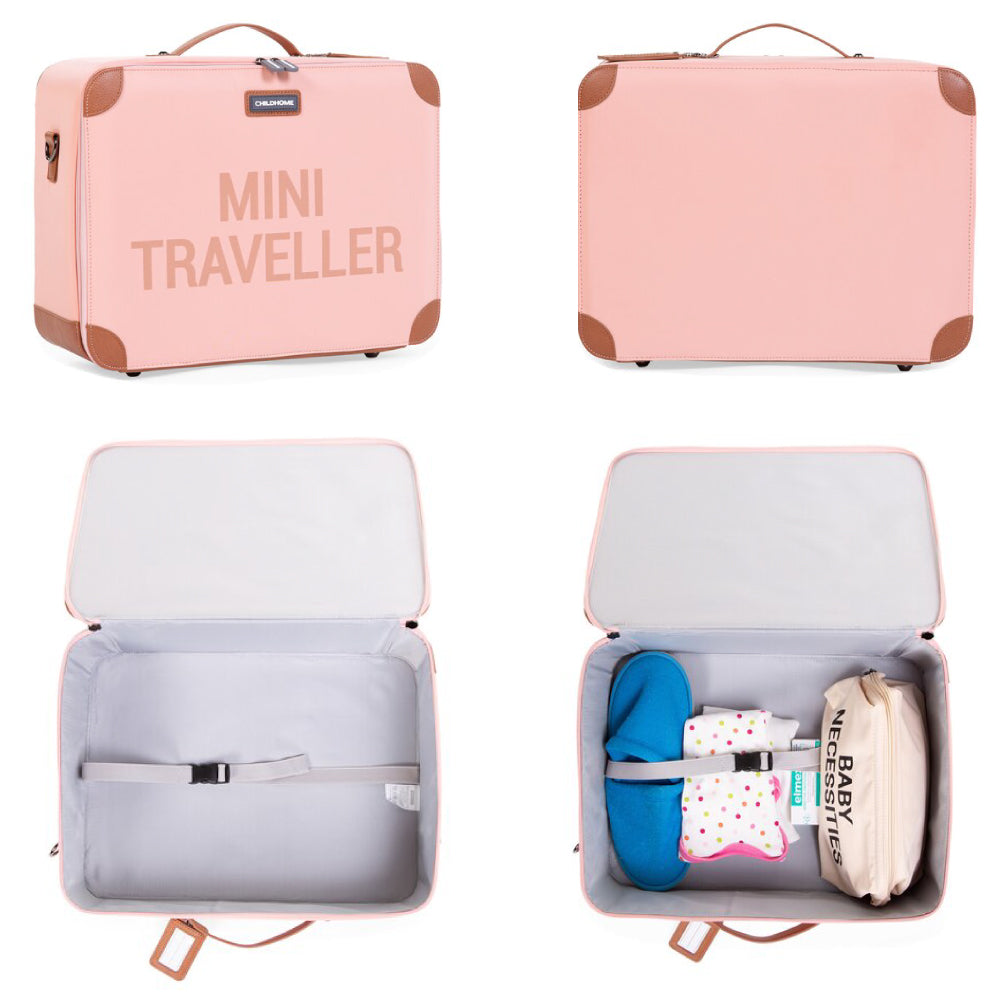 Valiza pentru copii Childhome Mini Traveller Roz