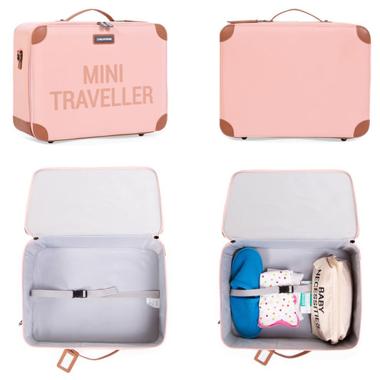 Valiza pentru copii Childhome Mini Traveller Roz