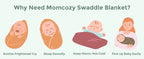 Set 4 museline Momcozy