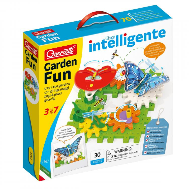 Set roti dintate Quercetti Georello Garden – cutia Georello Garden