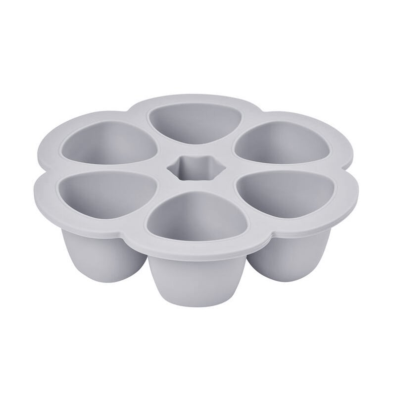 Recipient ermetic din silicon multiportii Beaba 6 x 150 ml