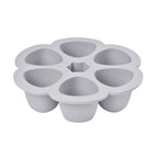 Recipient ermetic din silicon multiportii Beaba 6 x 150 ml