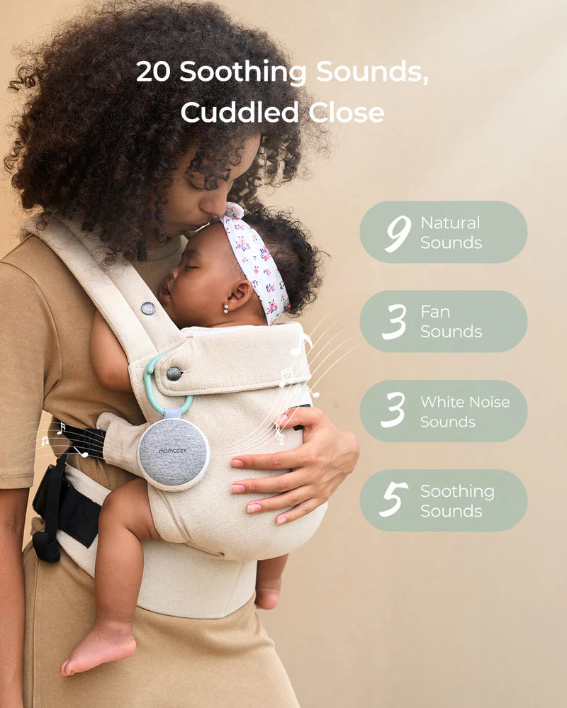 Aparat white noise portabil Momcozy cu lumina de veghe