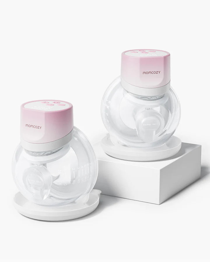 Pompa de san Momcozy S12 Pro Quick Dubla Roz - imagine 1