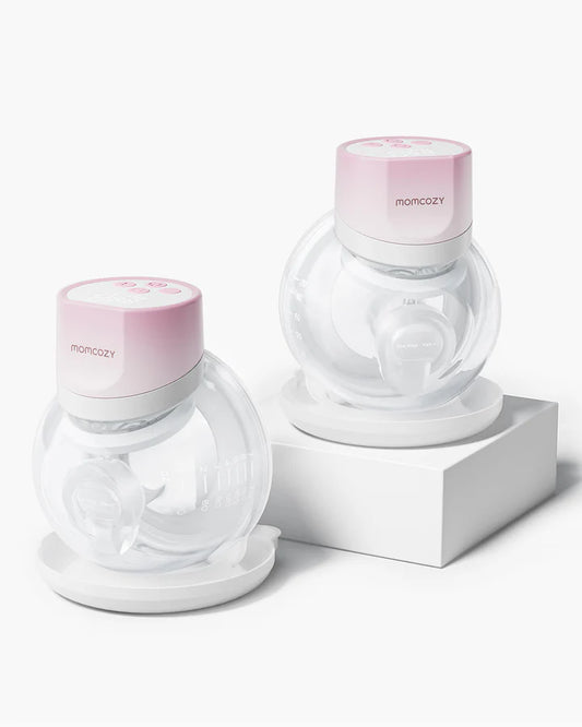 Pompa de San Portabila Dubla Momcozy S12 Pro Quick Maxima Eficacitate Pink