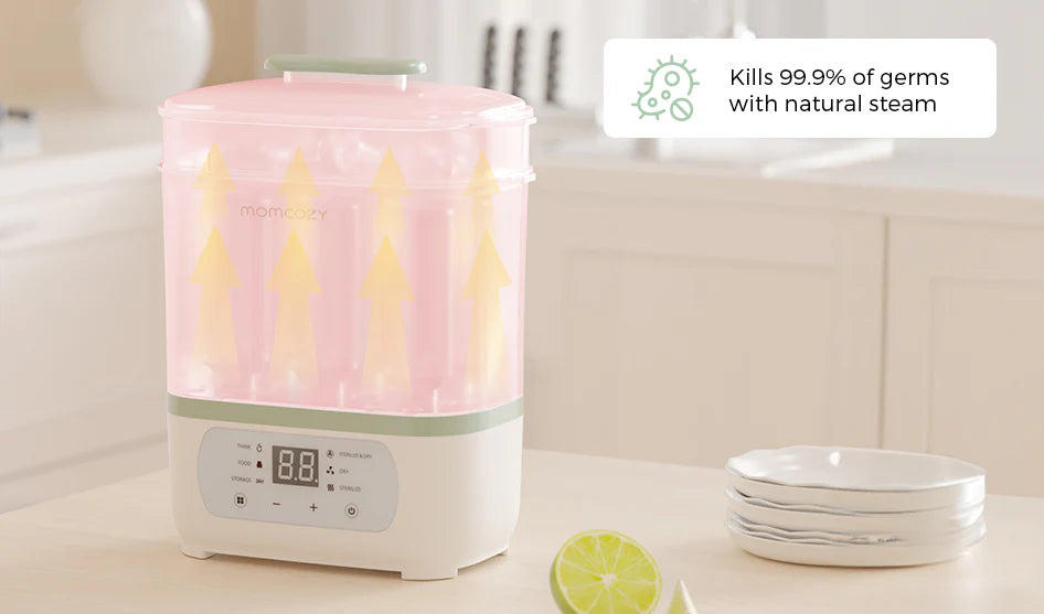 Sterilizator si uscator de biberoane Momcozy 8 in 1
