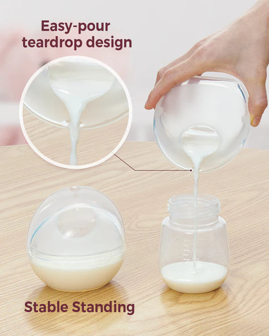 Set 2 Colectoare Lapte Matern Momcozy 90 ml Silicon Fara BPA