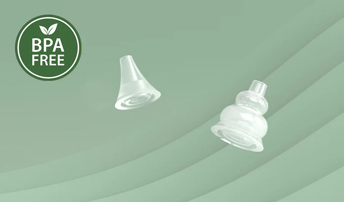 Aspirator Nazal Electric Momcozy 65 kPa 3 Niveluri cu Sunete Lumina si Autocuratare