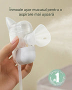 Aspirator Nazal Electric Momcozy BreezyClear Pro 2 in 1 Spray Salin si Aspiratie 75 kPa