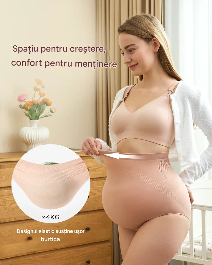 Chiloti maternitate Momcozy - culoare bej deschis