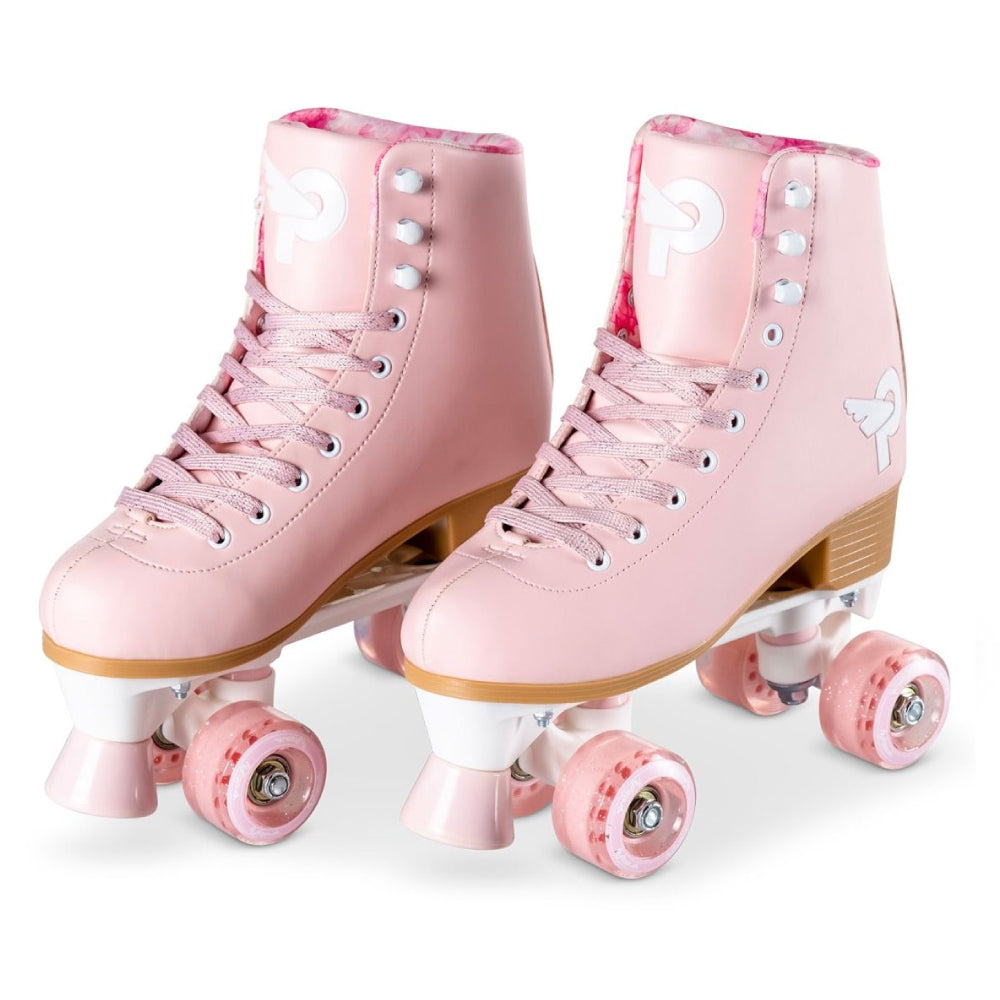 Patine cu Rotile Retro Prettyfly 35-38 Pink Piele Vegana