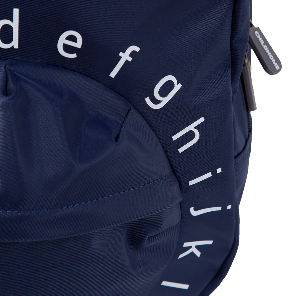 Ghiozdan Childhome ABC 29x12x38 cm Bleumarin