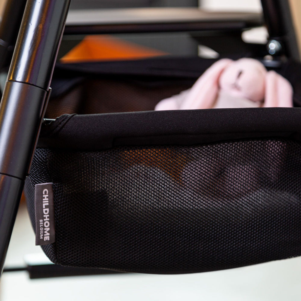 Cos accesorii pentru scaun de masa Childhome Evolu, Negru