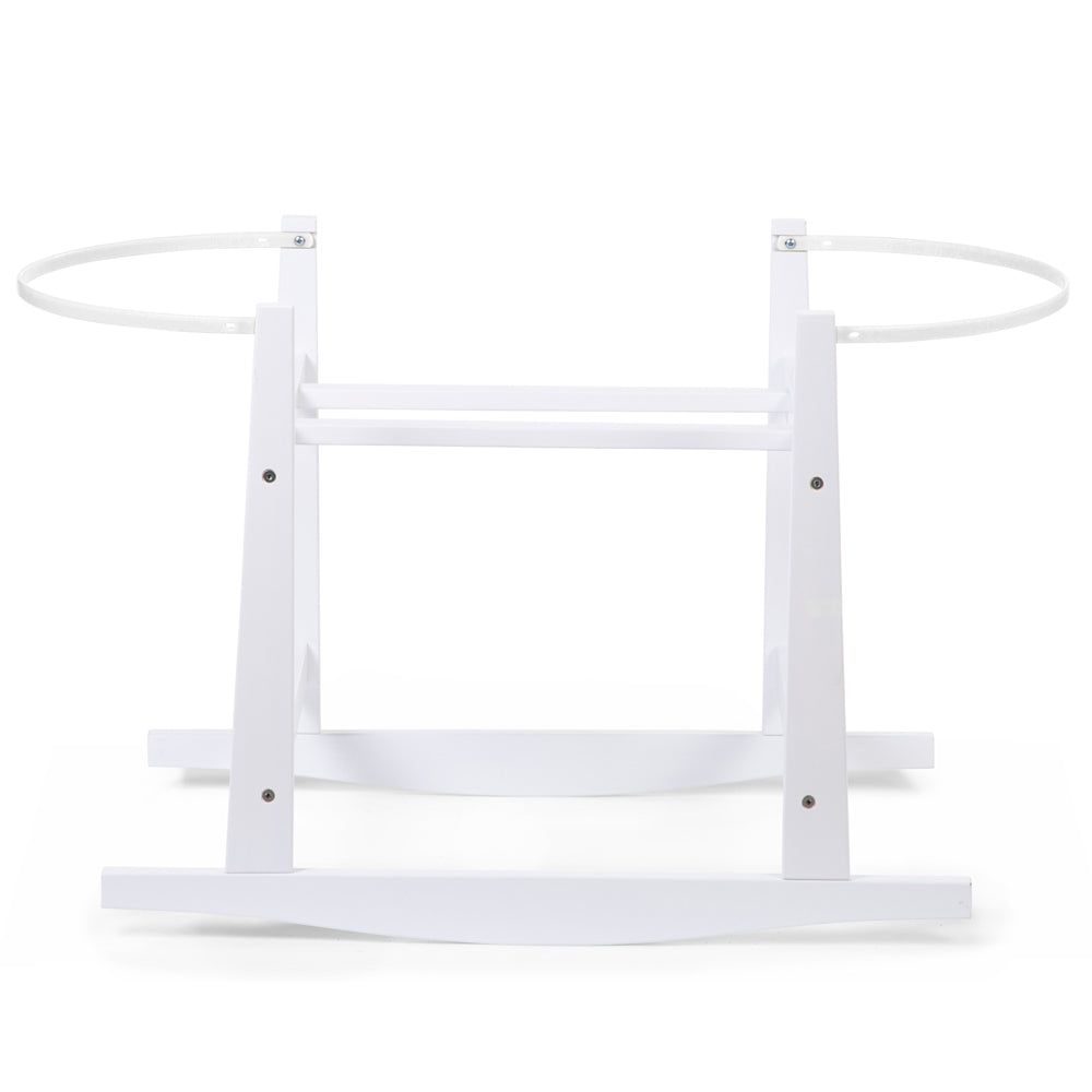 Suport balansoar Childhome pentru Cos bebe Moise, Lemn Alb