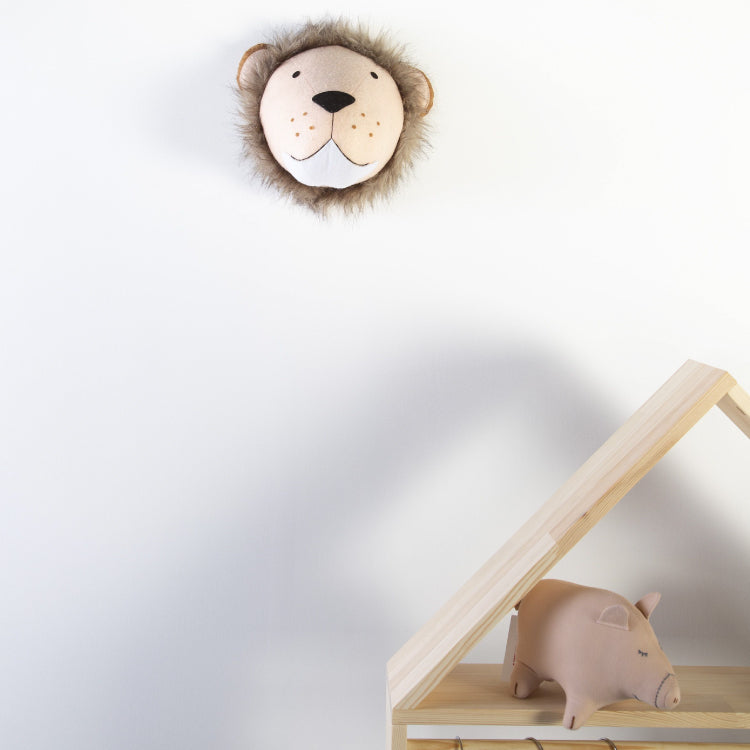 Decoratiune perete Childhome 15x28x36 cm, Leu