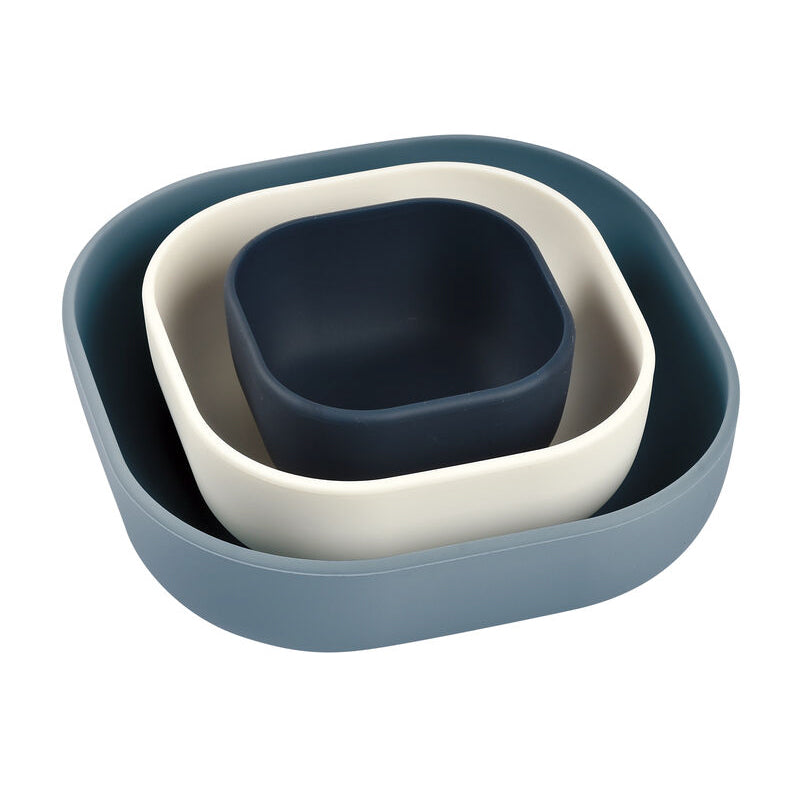 Set 3 boluri din silicon Beaba
