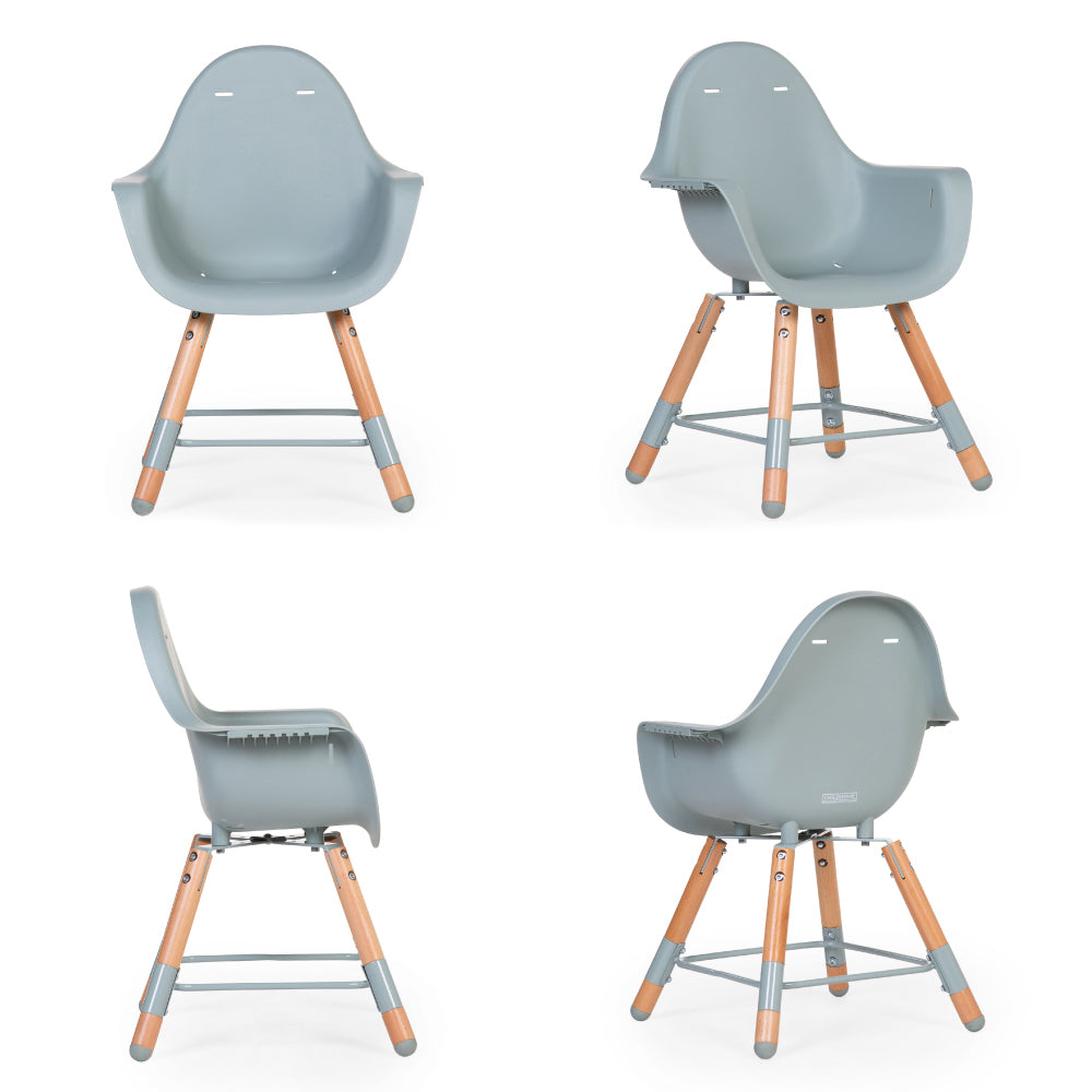 Scaun de masa reglabil in inaltime Childhome Evolu 2 Natural Menta