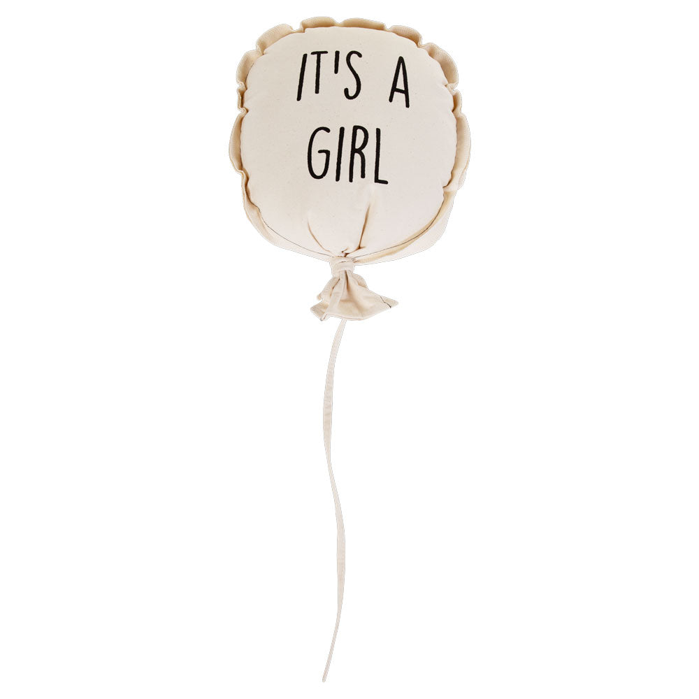 Decoratiune perete balon Childhome, 35x26x8 cm, Fata