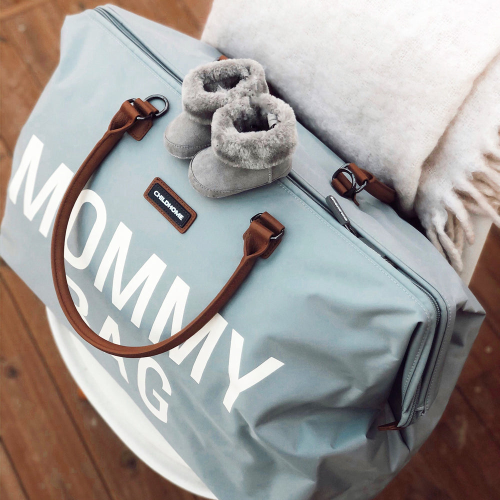 Geanta de infasat Childhome Mommy Bag Gri