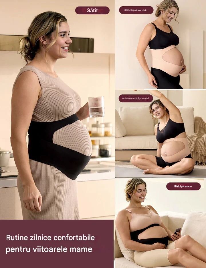 Centura Abdominala Gravide Momcozy BumpEase Sustinere 3D Aprobata FDA