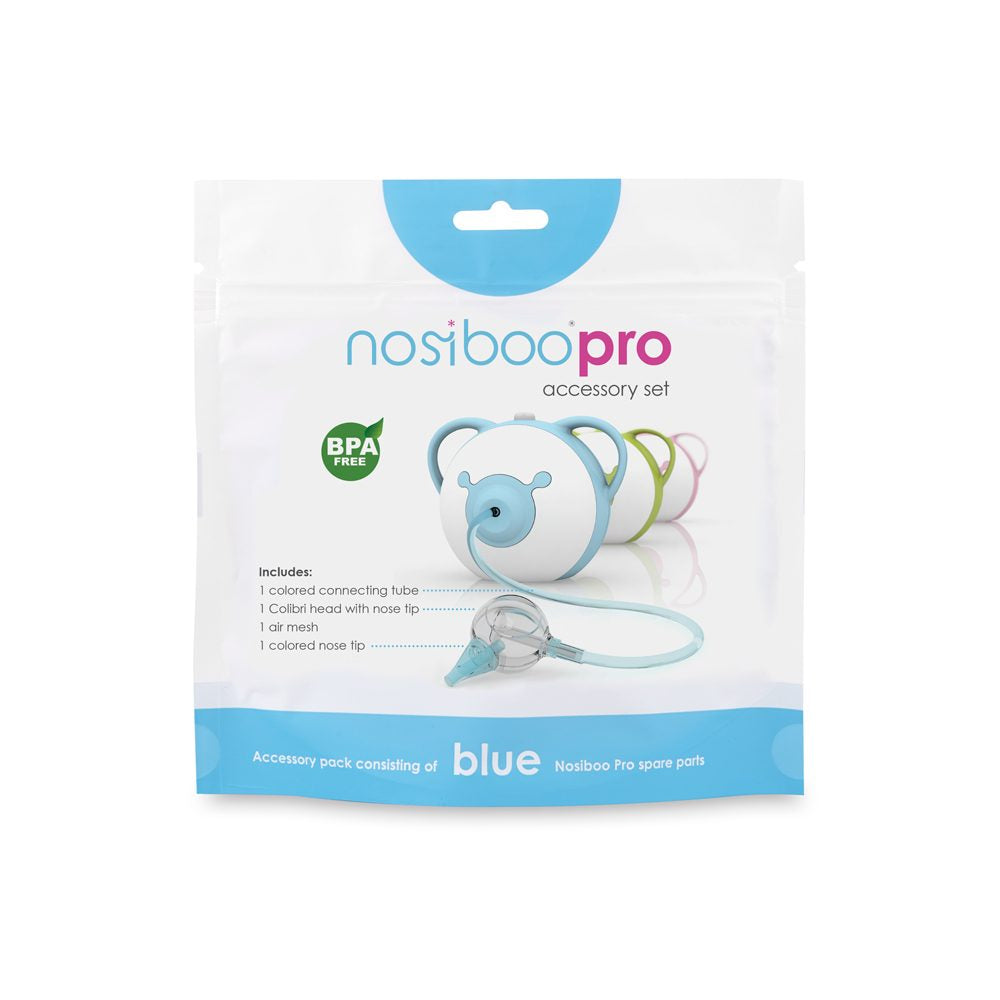 Set accesorii aspirator nazal electric Nosiboo Pro albastru