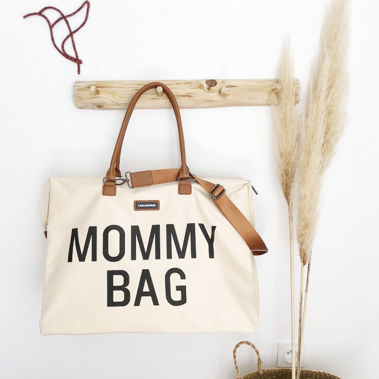 Geanta de infasat Childhome Mommy Bag Ecru