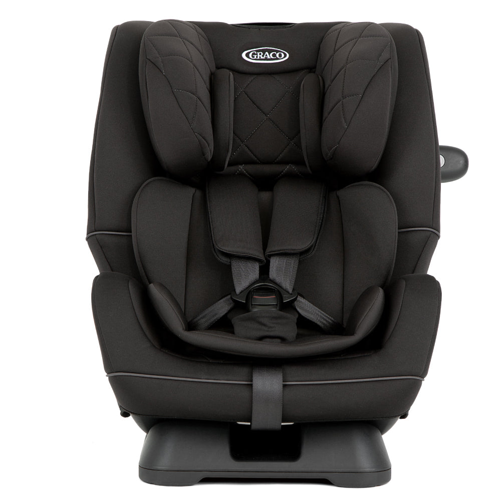 Graco - Scaun auto SlimFit Midnight, 40-145 cm, certificat R129 si testat ADAC