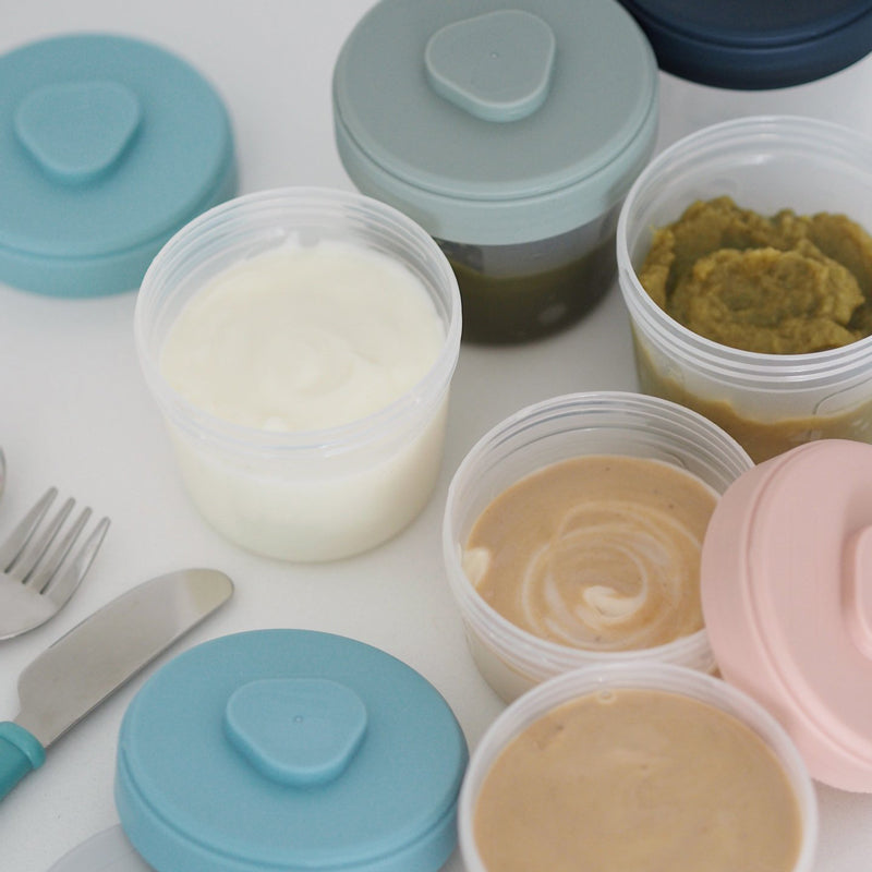Set 8 recipiente hrana Beaba 4x150, 4x250 ml