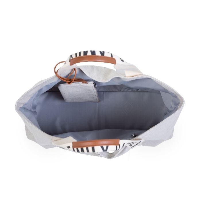 Geanta Childhome Family Bag Signature Alb