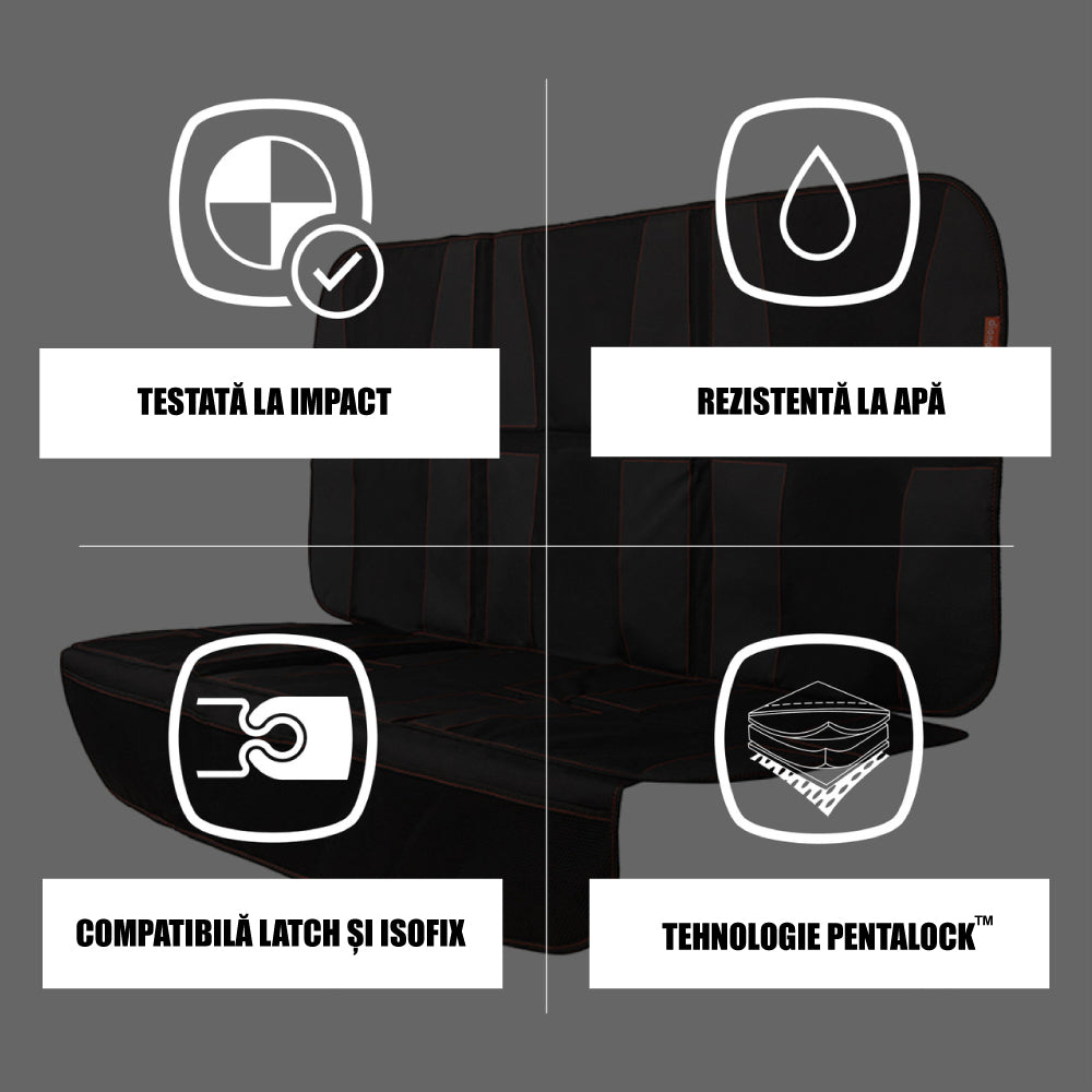 Protectie bancheta Diono Ultra Mat XXXL Black