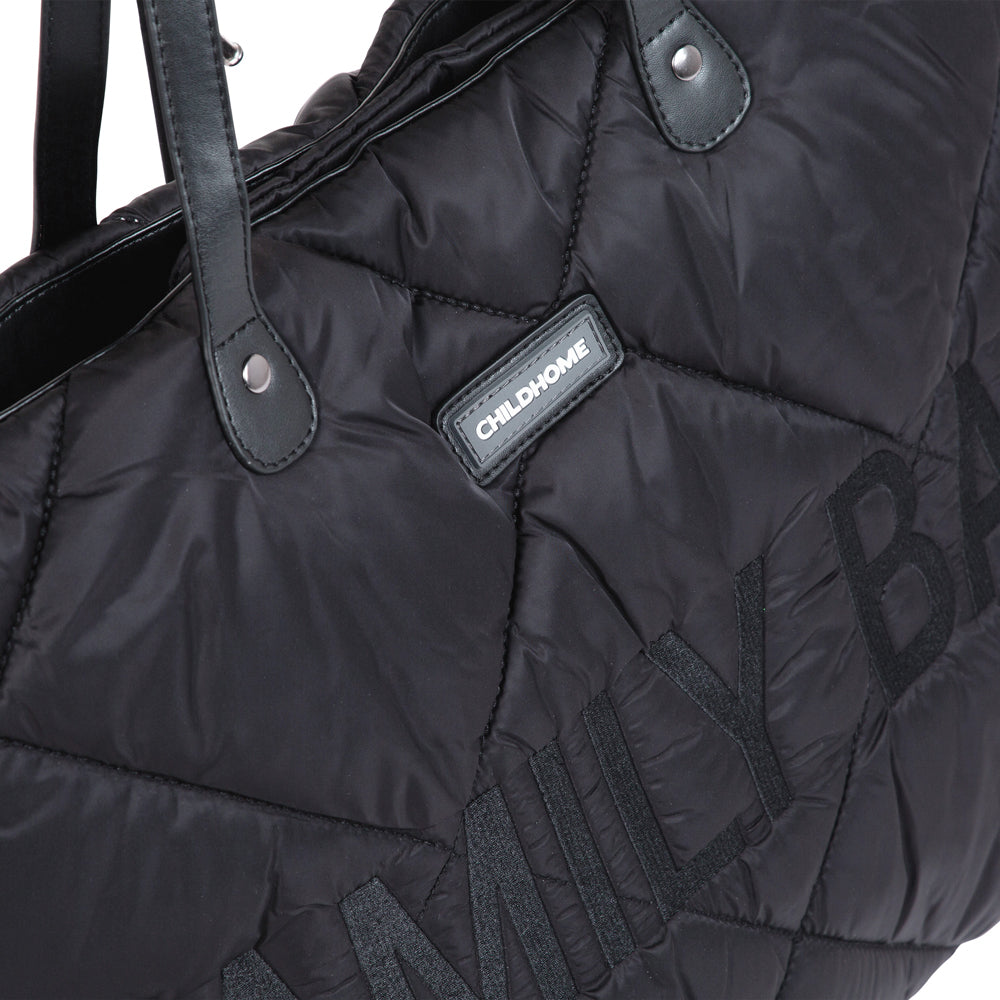 Geanta matlasata Childhome Family Bag Negru