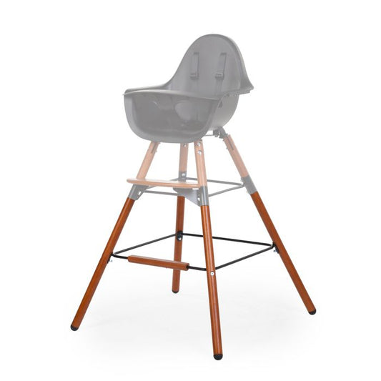 Set picioare cu suport pentru scaun de masa Childhome Evolu Nuc Negru