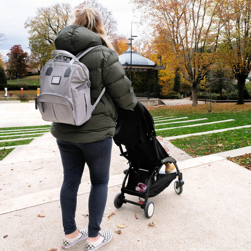 Rucsac de infasat Beaba Wellington Heather Grey