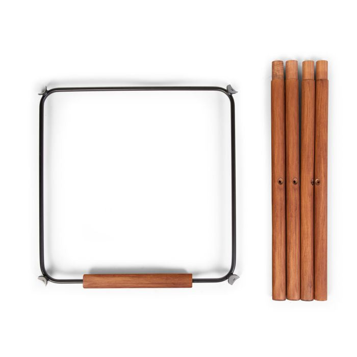 Set picioare cu suport pentru scaun de masa Childhome Evolu Nuc Negru